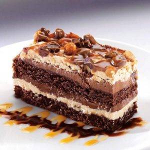 Peanut Butter Stack Cake Slice