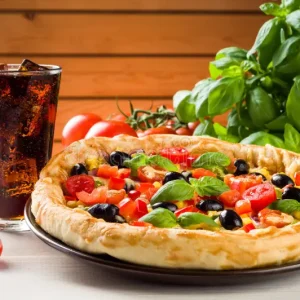 Any 1 x 10" Pizzas Small Chips Can of Drink